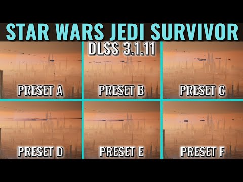 DLSS 3.1.11 - All presets compared - 1440p - Star Wars Jedi Survivor - RTX 3070 - Ryzen 5 3600