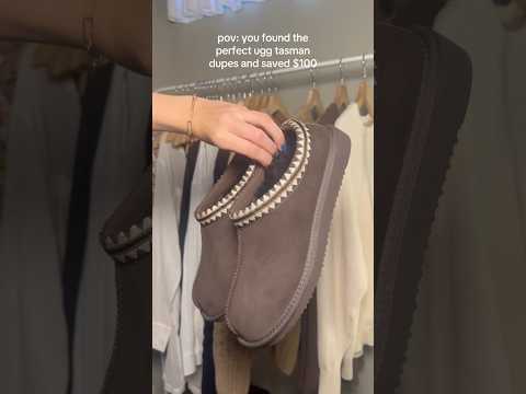 best ugg tasman dupe I’ve found so far!🤎 #ugg #costcofinds #costcohaul #uggdupe #tasman #uggtasman