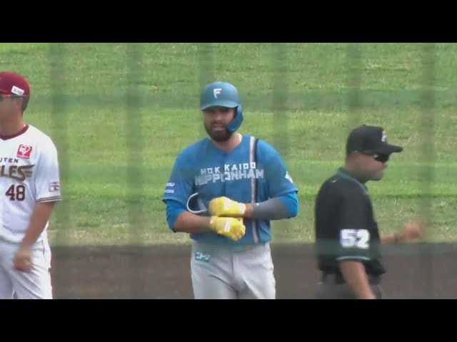 【ファーム】ファイターズ・ヌニエスのレフト線へのタイムリー2ベースで反撃開始!! 2022年5月21日  東北楽天ゴールデンイーグルス 対 北海道日本ハムファイターズ