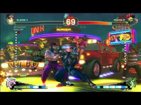 SSF4 Rank Match  shinochan (FE)  vs  iim83man (GO)