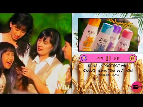 SUNSILK PROTECT with CocoGinseng “Sunset” [45s] - Philippines, 1995