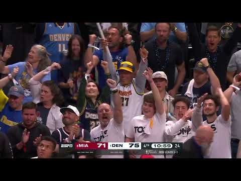 The crowd ERUPTS for Jamal Murray’s 3-pointer | NBA Finals