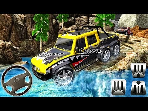 6x6 Offroad Jeep Drive 2018 - Offroad Truck Simulator - Android Gameplay