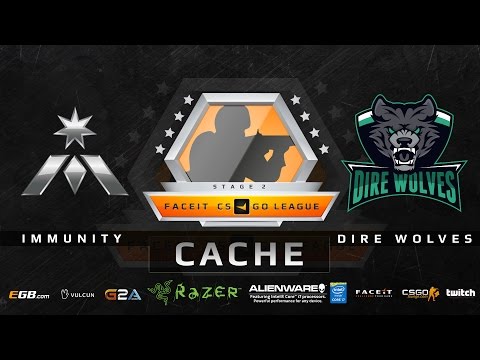 Immunity vs Dire Wolves - Cache (FACEIT League 2015 Stage 2 OCE)