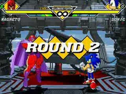 MUGEN: Magneto vs. Neo Sonic