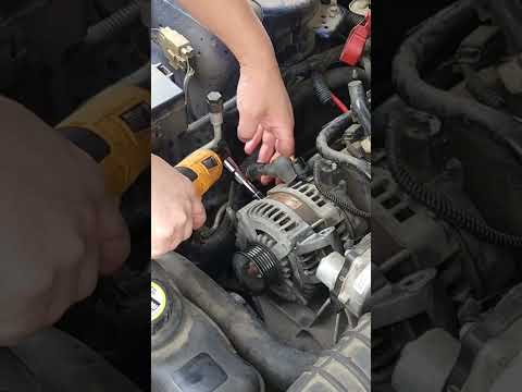 2010 mustang alternator replace