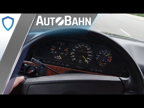 AutoBahn - Mercedes 560 SEC (1987) - POV | 100-200 km/h | Vmax