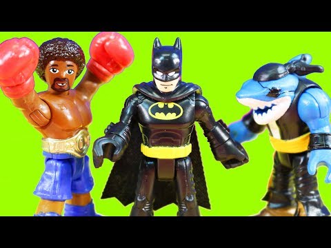 Imaginext Series 9 Blind Bag Toys With Shark Figure Join The Justice League Batman And Villain Team