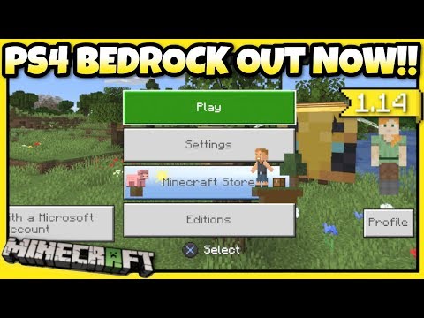 Minecraft Bedrock PS4 - OUT NOW ! 1.14 & BEES UPDATE ! F.A.Q - Better Together / Cross-Play