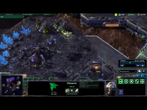 StarCraft 2 XlorD (P) vs Naugrim (Z) on Scrap Station Part 1