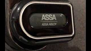 How to unlock ASSA ABLOY locker ... with no cod or key