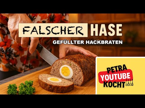 Gefüllter Hackbraten mal wie früher – Falscher Hase     #falscherhase #hackbraten