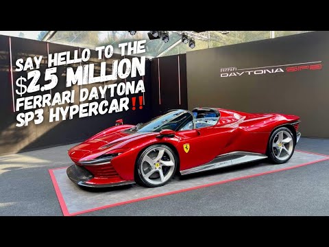 The 1 of 499 Ferrari Daytona SP3 Hypercar Has Arrived and OMG!