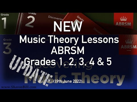 NEW ABRSM Music Theory Lessons - with Sharon Bill