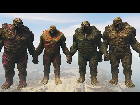 Lava God Ice God Pinky God Black God Become Zombies in GTA 5