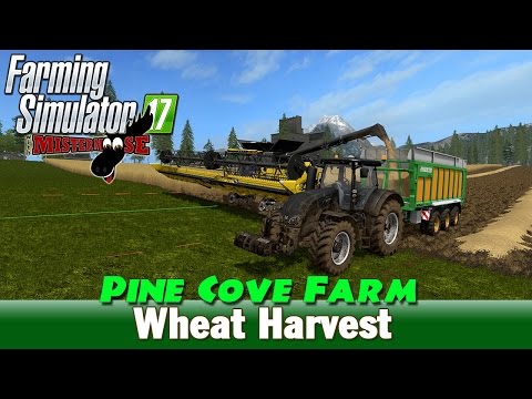 Farming Simulator 17 | Pine Cove Farm ep 12 | Wheat Harvest