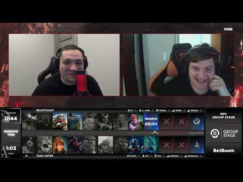 (RU) Team Aster vs beastcoast | map 2 | DPC Group Stage | by @adekvat & @BLACKARXANGEL