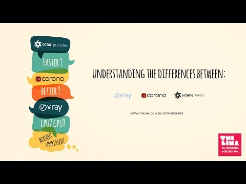 瞭解兩者之間的差異。Vray x Corona x Octane Render (ENGLISH SUBS) (Understanding the differences between: Vray x Corona x Octane Render (ENGLISH SUBS))