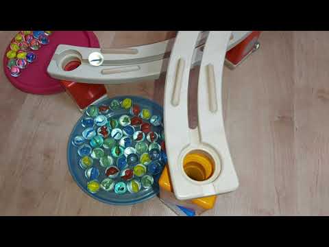 HAPE QUADRILLA MARBLE RUN CYCLONE RACE ASMR EP4 | MARBLE RACE | HABA MARBLE RUN | ASMR HEALING