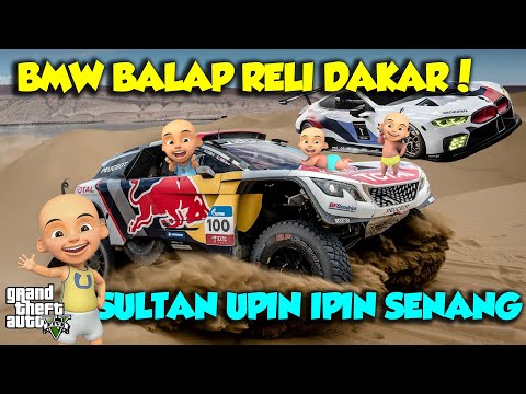 BALAP MOBIL RELI DAKAR VS BMW i8 KENCANG KEREN MANTAP - GTA V MOD SULTAN UPIN IPIN EPISODE SPESIAL