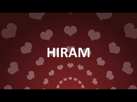 HAPPY BIRTHDAY HIRAM