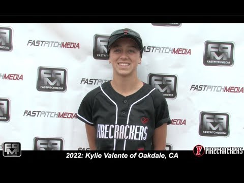 2022 Kylie Valente 2nd Base and Outfield Softball Skills Video - Norcal Firecrackers - Everett/Parry