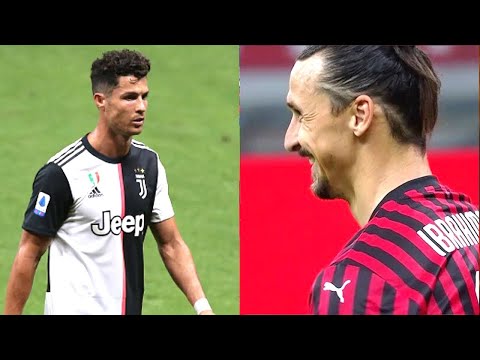 Juventus lead 2-0, but then Milan shocked the whole world by comeback! Ibrahimovic vs Ronaldo