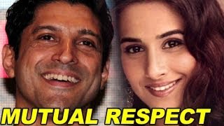 MUTUAL ADMIRATION SOCIETY: Farhan & Vidya