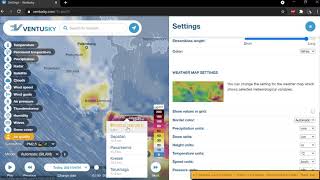 Ventusky : Peta Temperatur, Angin, Gelombang laut, Dan kualitas air