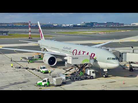 Boeing 777-300ER а/к Qatar Airways | Рейс Доха – Стамбул