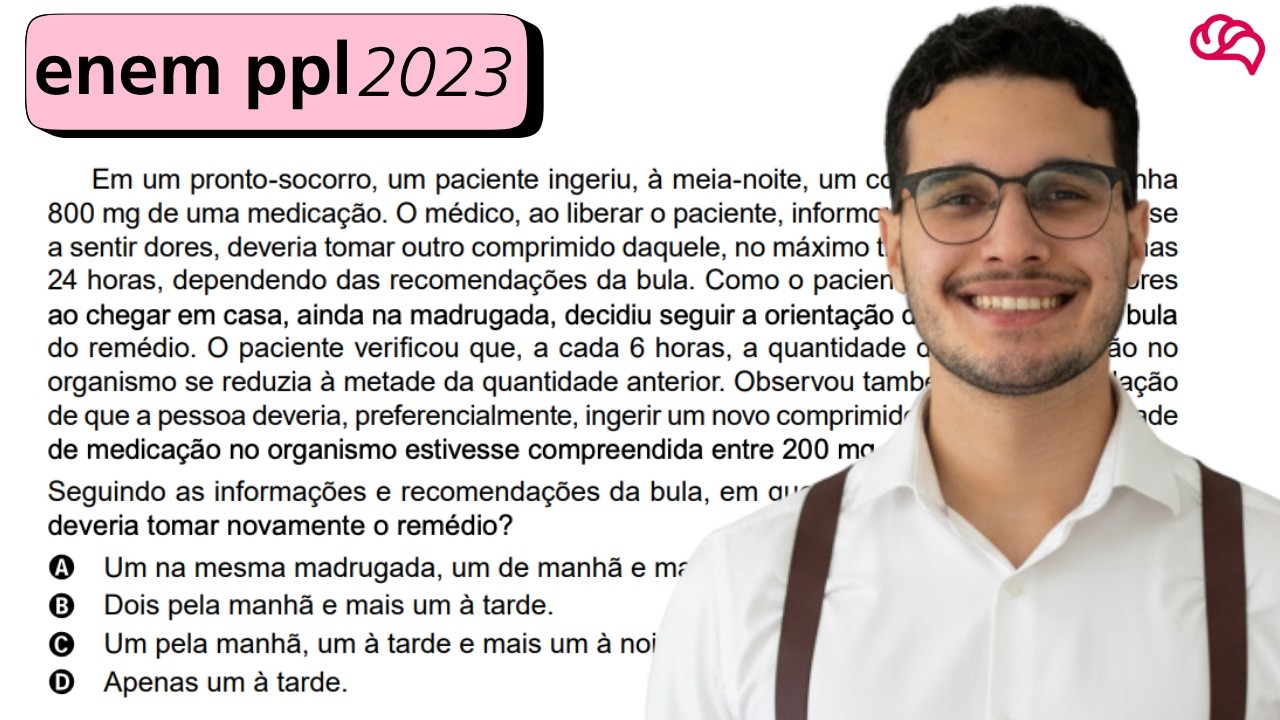 Resolução em Vídeo — Questão 176 ENEM 2023 PPL