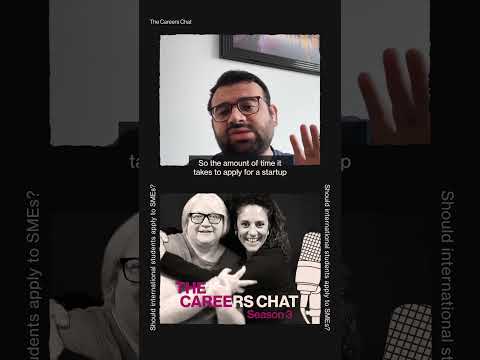 Should international students apply to SMEs? (Clip from S3E3)