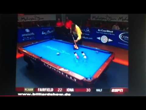 15 balls in 5 shots-Ralph Eckert