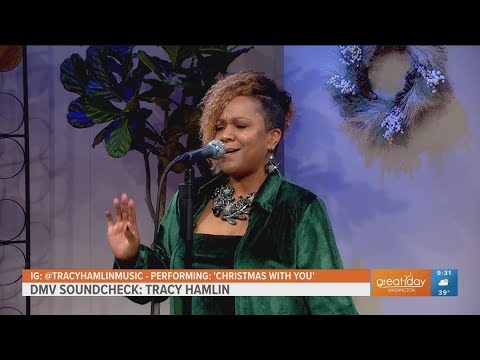 Tracy Hamlin performs her holiday song "Christmas with You"