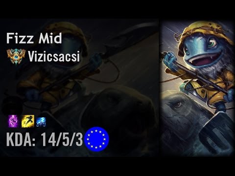 Fizz Mid vs Karma - Vizicsacsi - EUW Challenger Patch 6.9