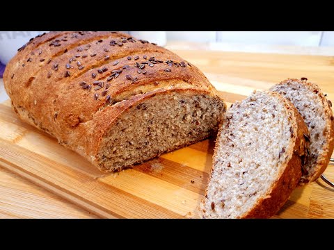 Ich kaufe kein Brot mehr! Neues perfektes Rezept für schnelles Brot in 5 Minuten. Brot backen.