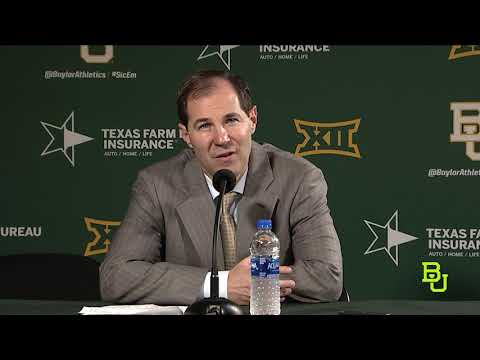 Baylor Basketball (M): Postgame Press Conference vs. Texas Southern