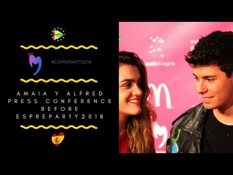 Eurovision 2018 | Amaia y Alfred (Spain) Interview before ESPreParty2018