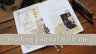 Reading Journal with Me / Book Journal / Art Journal / Relaxing Journal with Me / Fable Book Review