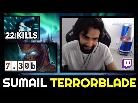 SUMAIL 7.30 Terrorblade with 22 Kills + Blink Dagger Build — STREAM with FACECAM