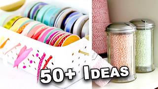50+ Ideas for Turning Everyday Items Into Sewing Room Organization Hacks