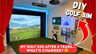 It Was All A Dream!! 4 Year DIY Golf Sim Update | Full Build, Current Upgrades, Sim Tips & Advice