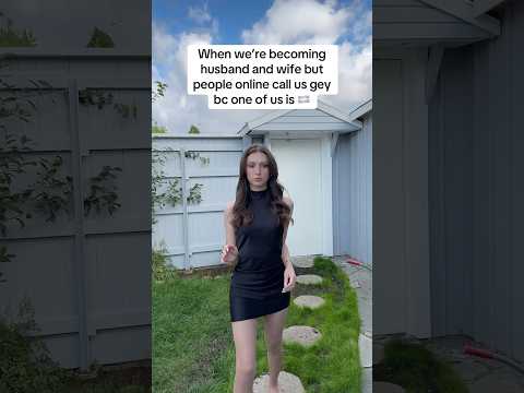 We’re getting married anyway! 💍#misgendered #mtf #couple