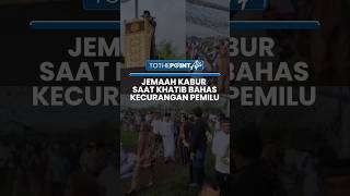 Jemaah Langsung Kabur saat Khatib Salat Ied Bahas Kecurangan Pemilu