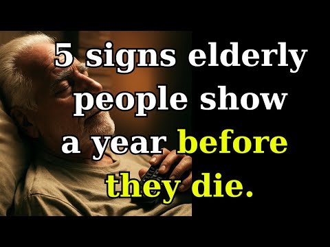 5 Signs an Elderly Person May Be Nearing Their Final Year A Doctor’s Guide to Compassionate Care