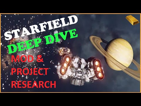 Starfield 2023 - Pre Launch Deep Dive Series - Weapon MOD & PROJECT RESEARCH.