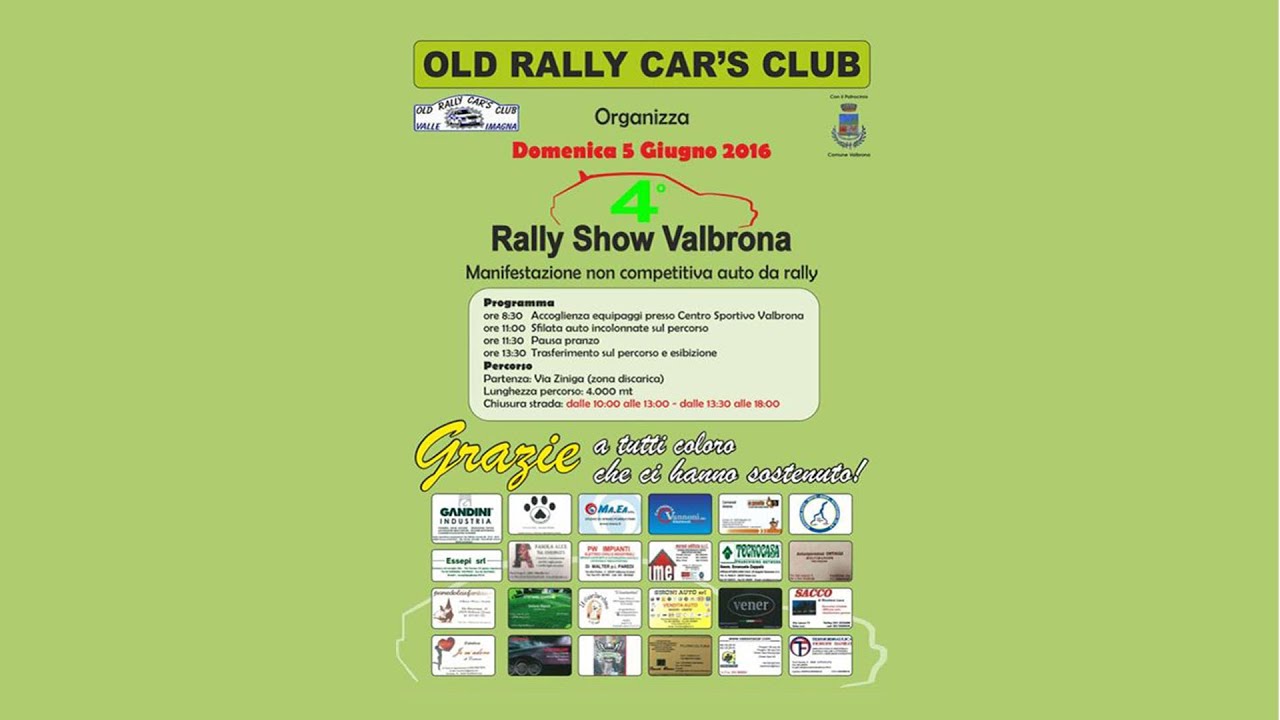4° Rally Show Valbrona 2016