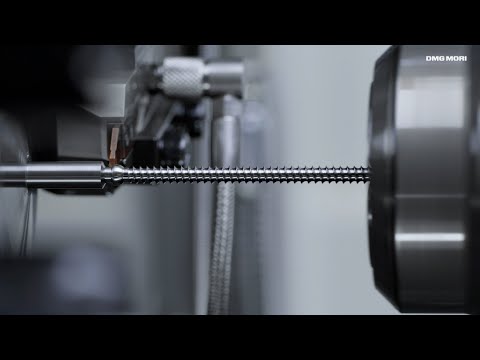 DMG MORI Sprint 32|8 - Machining of a bone screw