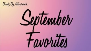 September Favorites 2012