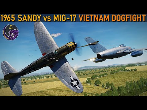 1965 A-1 Skyraider vs Mig-17 Dogfight Over Vietnam | DCS WORLD Reenactment